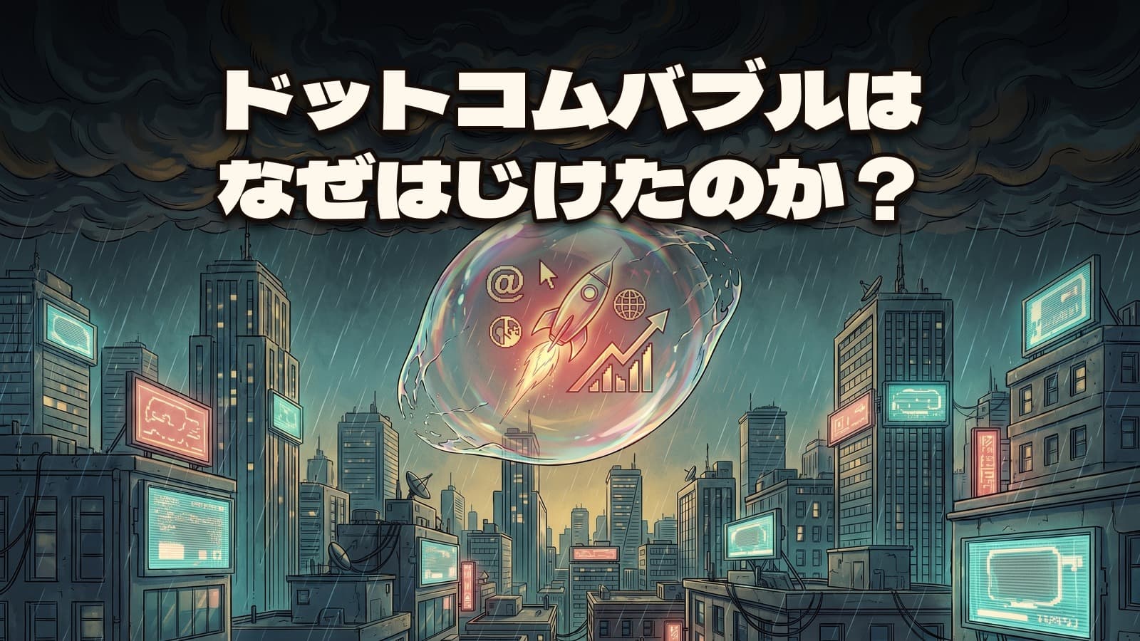 ドットコムバブルはなぜはじけたのか?