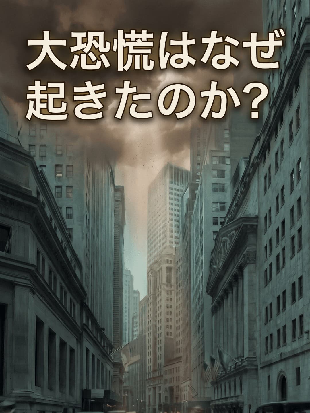 大恐慌はなぜ起きたのか?