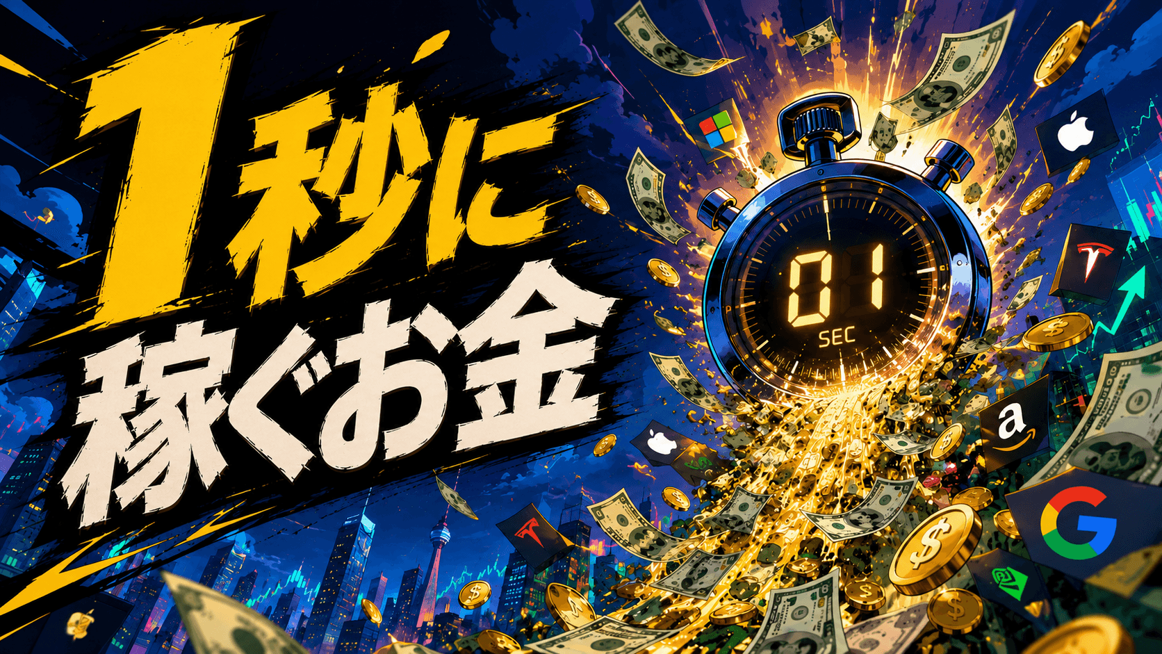 1秒に稼ぐお金