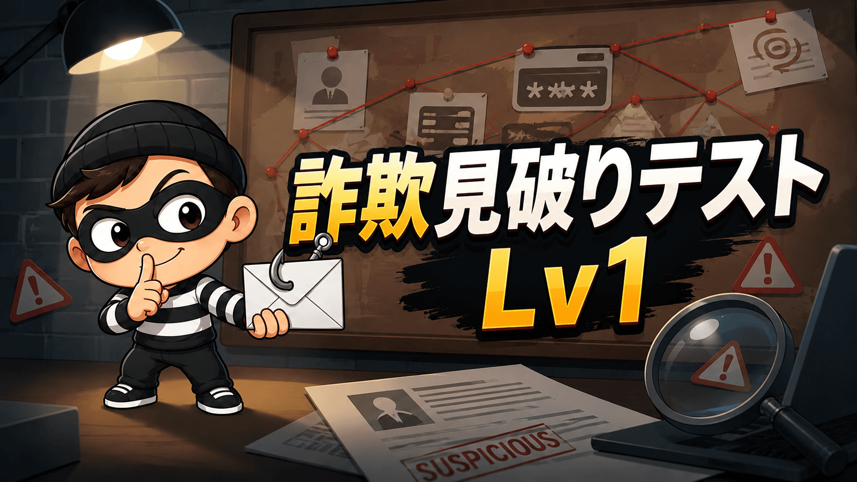 詐欺見破りテスト Lv1