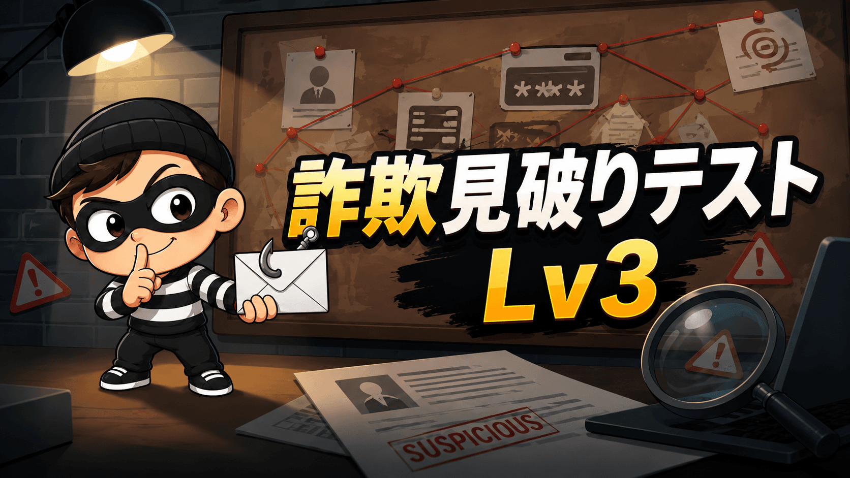 詐欺見破りテスト Lv3