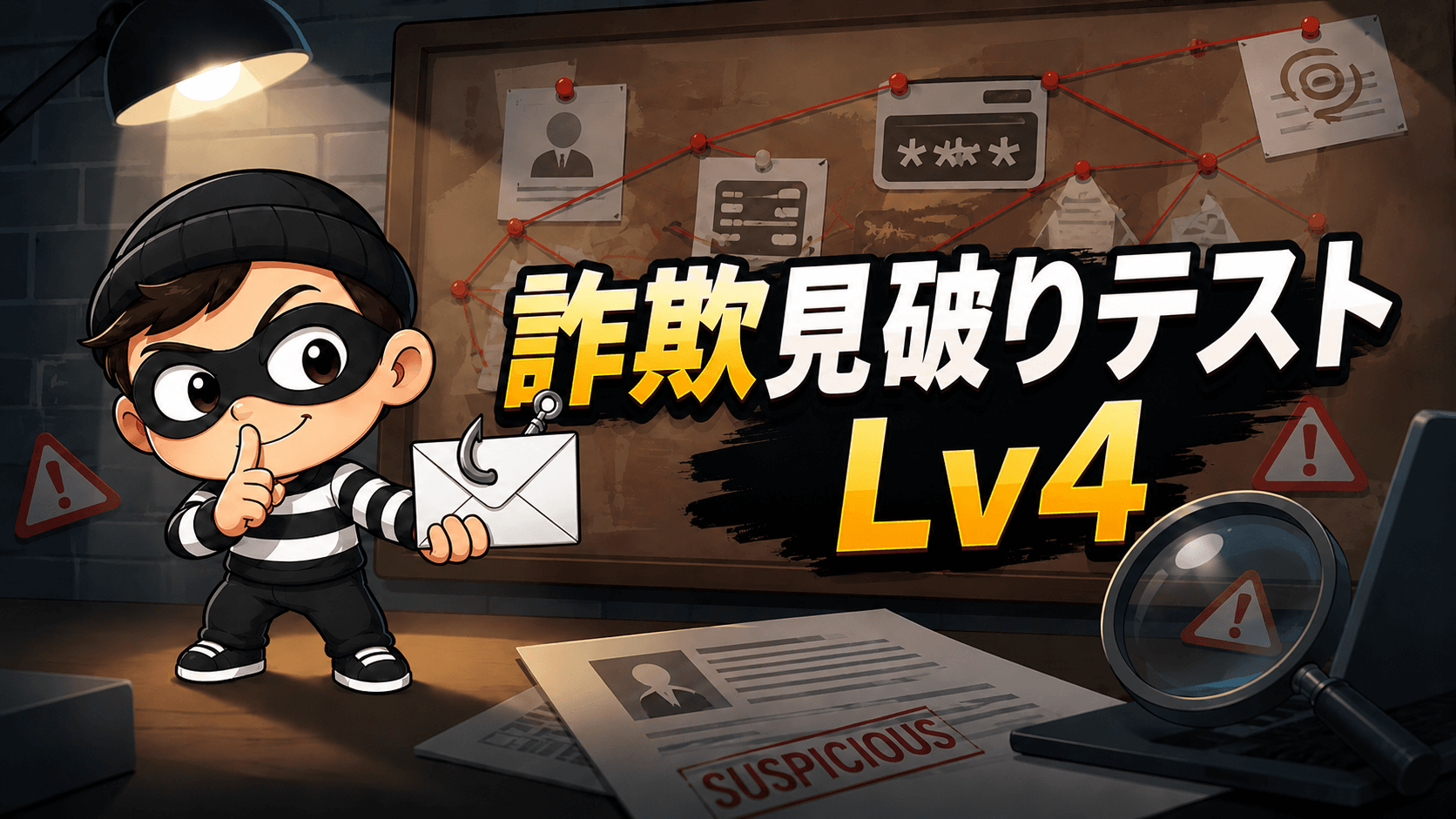 詐欺見破りテスト Lv4