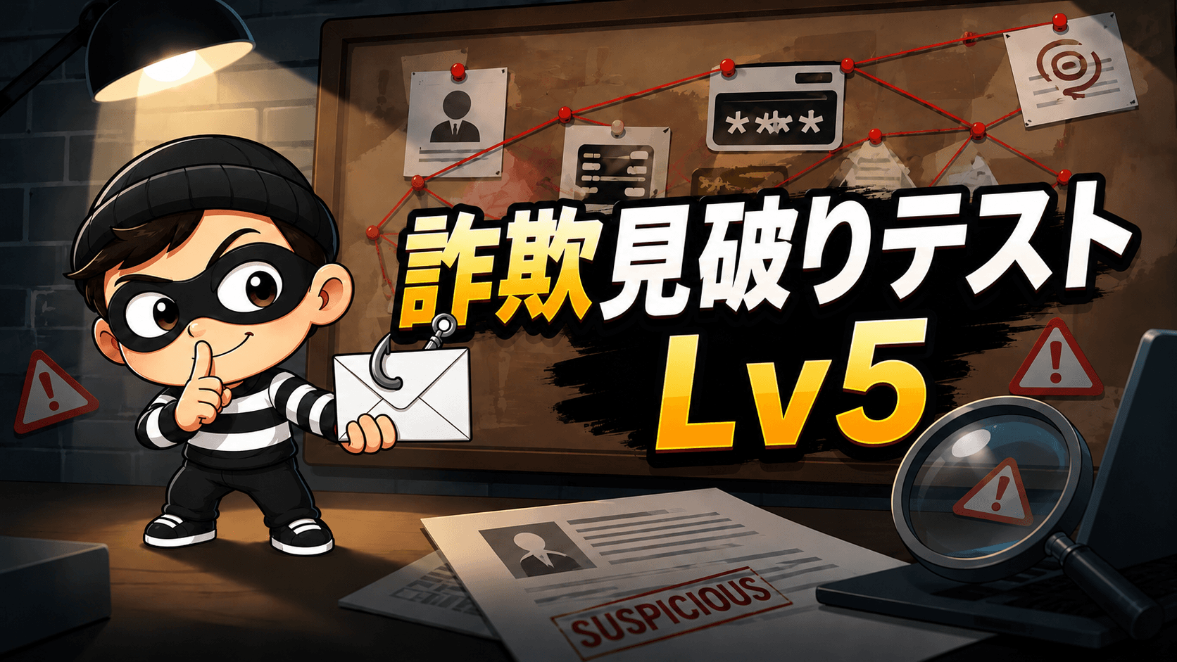 詐欺見破りテスト Lv5
