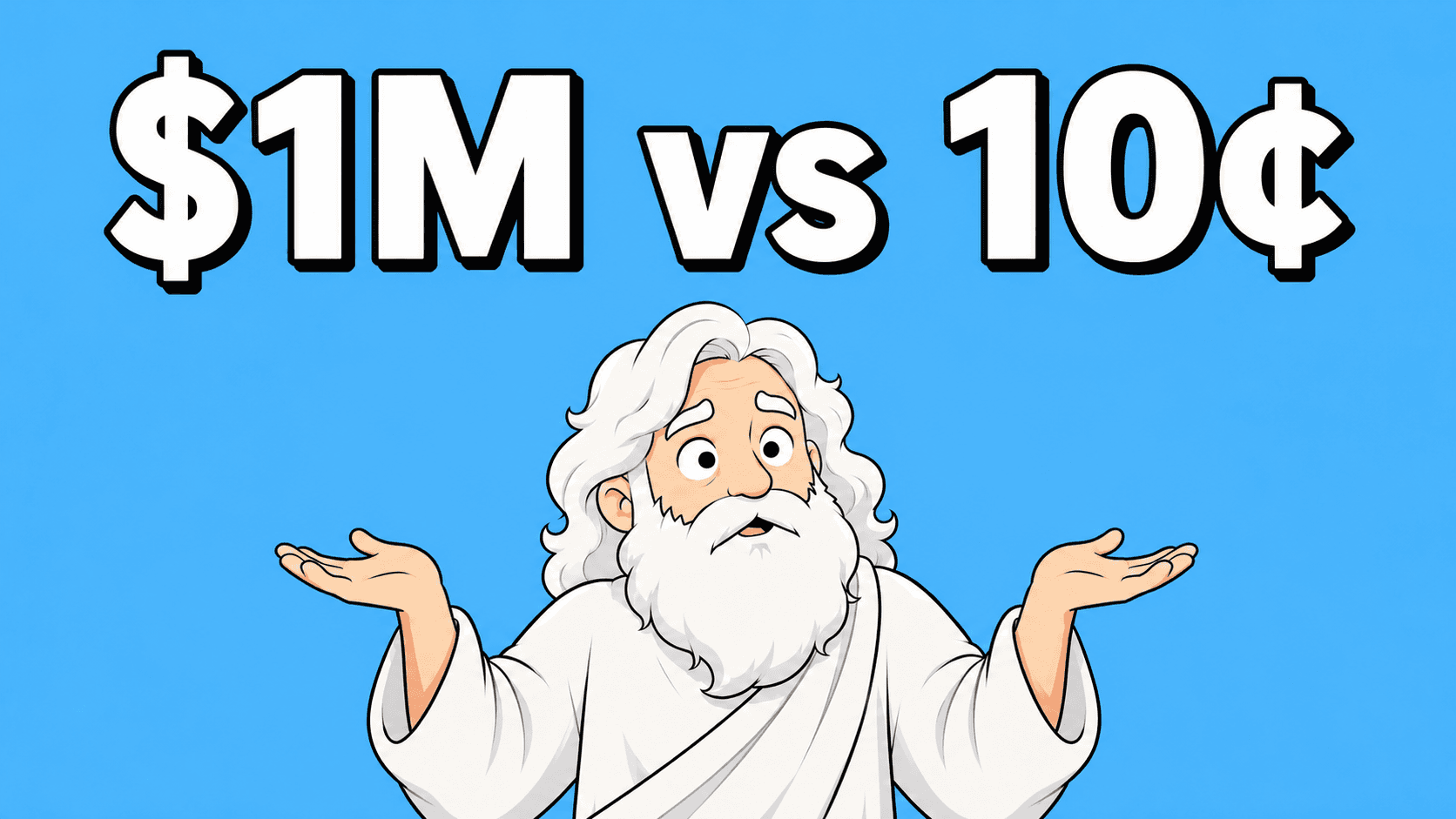 $1M vs 10¢