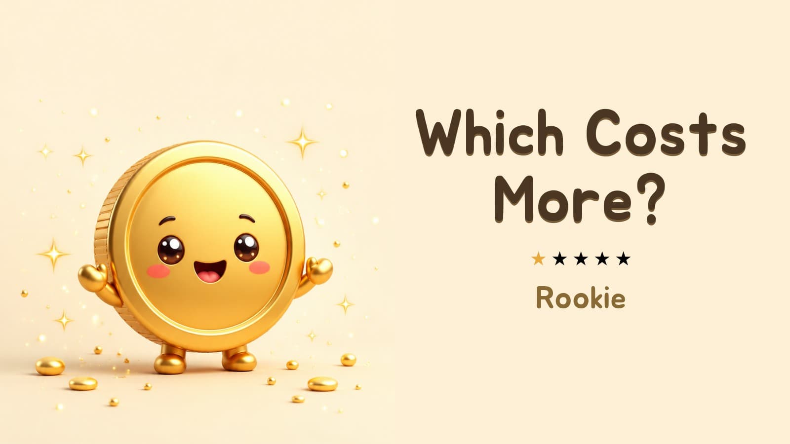 Which Costs More? (Rookie)