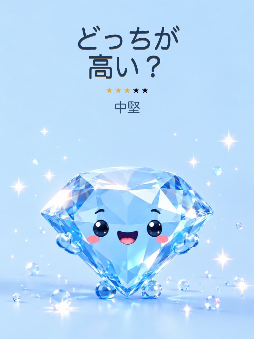どっちが高い?(中堅)