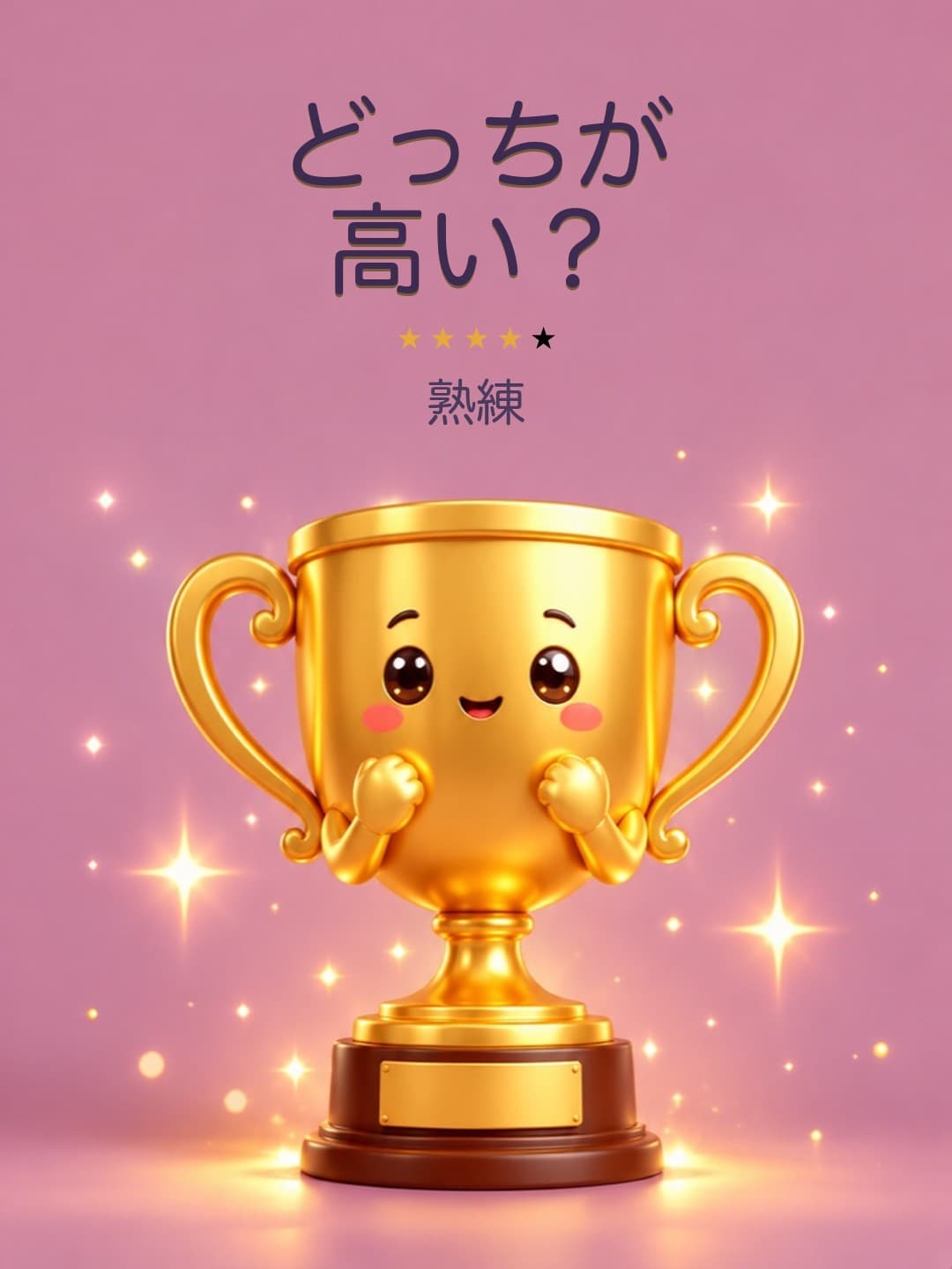 どっちが高い?(熟練)