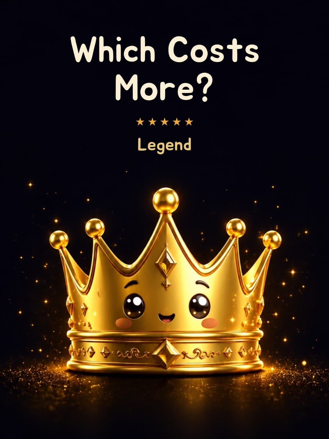 Which Costs More? (Legend)